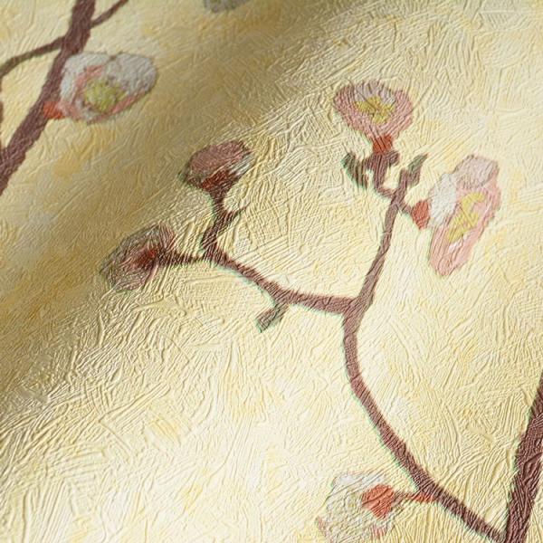 登場 Bn はってはがせる ゴッホ 油絵 輸入壁紙 壁紙 53cm 10m 植物 花 黄色 住宅設備 イエロー 植物 オランダ 絵画 2025 Ykik Bn Gomu 2025 壁紙屋本舗
