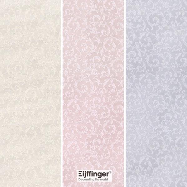 1ロール 1ロール 花柄 オランダ ホワイト Eijffinger 52cm 10m 住宅設備 Ykik Eif 壁紙屋本舗 輸入壁紙 パール ピンク 白 ピンク フェミニン
