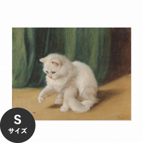 世界中の美術・芸術作品の中から厳選したデザインをアートポスターにしました！賃貸OK◎ 水に浸すだけで貼れて剥がせる、画鋲やテープ跡を気にせずポスターが楽しめます。■動物を多く描いたドイツの画家アルトゥール・ヘイヤー作テントウ虫と子猫を描いた...