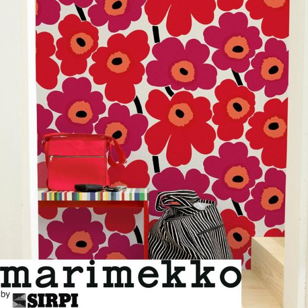 壁紙 輸入壁紙 切売 マリメッコ Marimekko Unikko ウニッコ 1ロール 70cm 10m 単位で販売 フリース 不織布 Buyee Buyee 日本の通販商品 オークションの代理入札 代理購入