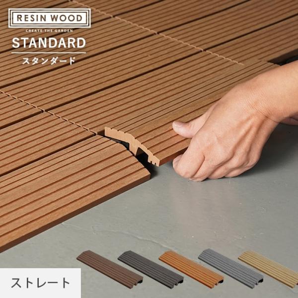 DIY RESTA リスタ 新生活 爆買 段差解消 スローブ 段差用 ウッドパネル デッキタイル 人工木 ジョイントデッキ ジョイントタイル タイルデッキ パネルデッキ ジョイント式 タイル ベランダ バルコニー 置くだけデッキ 置くだけ ...