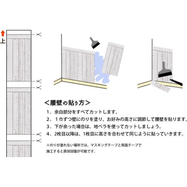 新品激安特価 壁紙 はがせる 賃貸ok フリース壁紙 貼ってはがせる壁紙 腰壁 Plainwood プレーンウッド 木目 木 ウッド レトロ Diy おしゃれ ホワイト 白 く日はお得