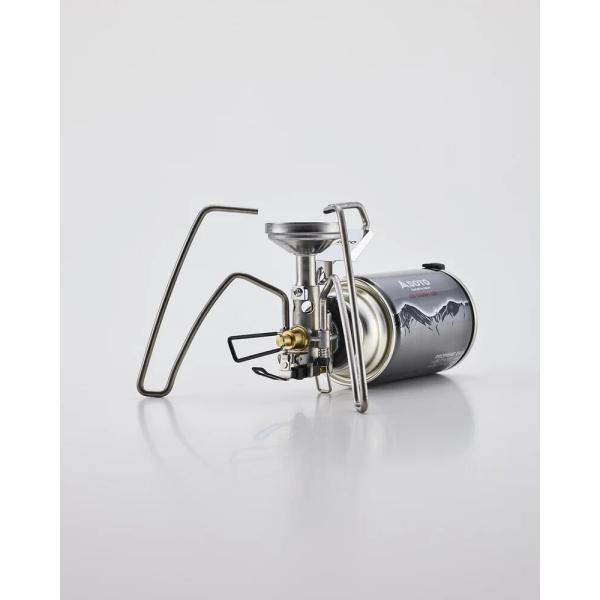 【製品仕様】・製品サイズ(WxDxH)幅138×奥行156×高さ111mm (使用時・本体のみ）幅112×奥行 47×高さ113mm (収納時）・重量：135g（本体のみ)・材質バーナー/器具栓つまみ/点火レバー：ステンレスゴトク：チタンボ...