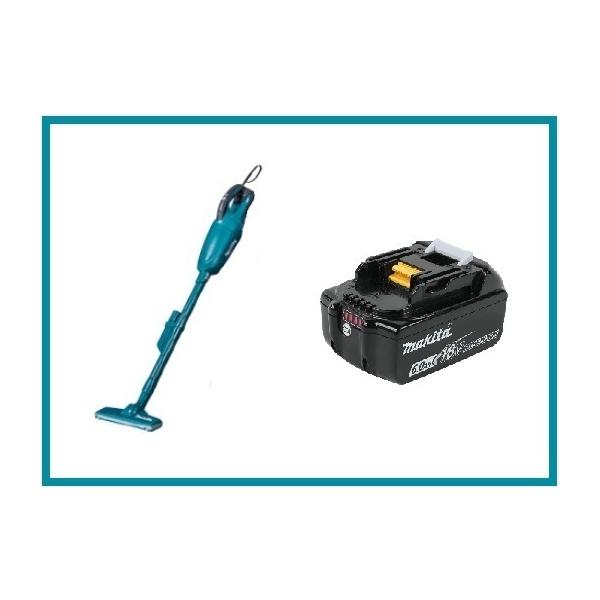 マキタ（makita） 18V 充電式クリーナ CL181FDZ(青)+BL1860B[6.0Ah