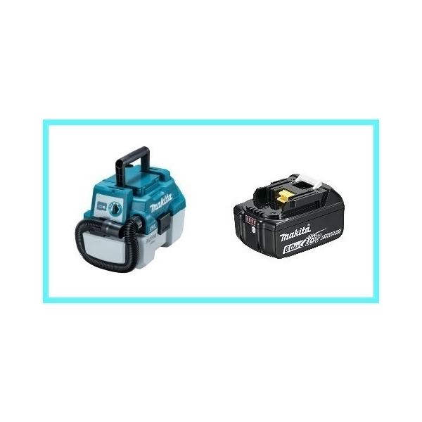 マキタ 18V 充電式集じん機 VC750DZ+BL1860B[6.0Ah] 【充電器別売】(本体+バッテリ)■安心のマキタ純正/新品/未使用■◇