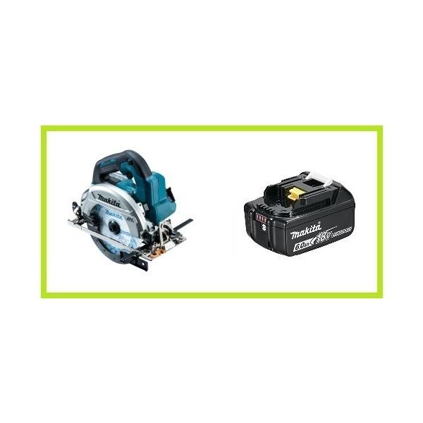 マキタ 165mm 18V 充電式マルノコ HS610DZ+BL1860B[6.0Ah]【無線連動非対応】 (本体+バッテリ) ■安心のマキタ純正/新品/未使用■◇