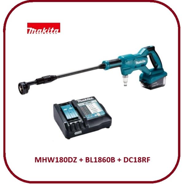 マキタ MHW180DZ + BL1860B + DC18RF 18V 充電式洗浄機 【本体+6.0Ahバッテリー1本+充電器】■安心の純正/新品/未使用■◆