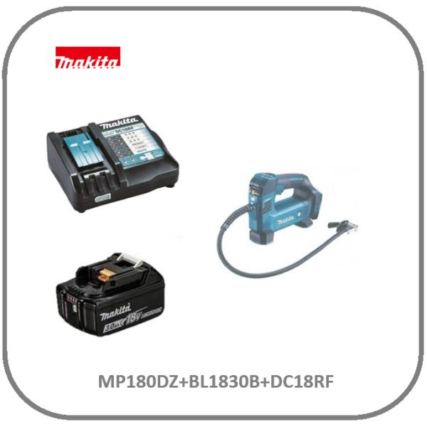 マキタ 18V 充電式空気入れ MP180DZ+充電器(DC18RF)+バッテリ(BL1830B)[3.0Ah] ■安心のマキタ純正/新品/未使用■◆