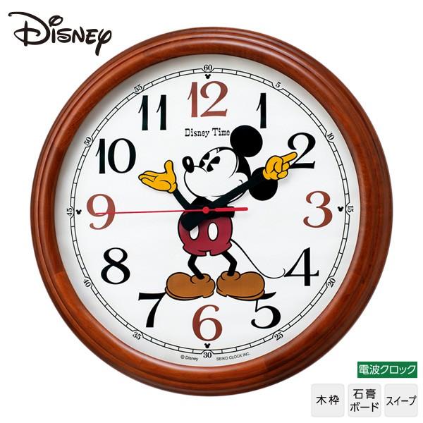 セイコー Seiko ディズニー Disney Fw5b ミッキーマウス 電波 掛 時計 グリーン購入法適合 木枠 名入れ可 文字入れ可 お取り寄せ 家電とギフトの専門店 カデココ 通販 Yahoo ショッピング
