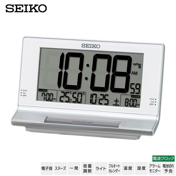 SEIKO（セイコー） 電波 めざまし デジタル SQ322S クロック