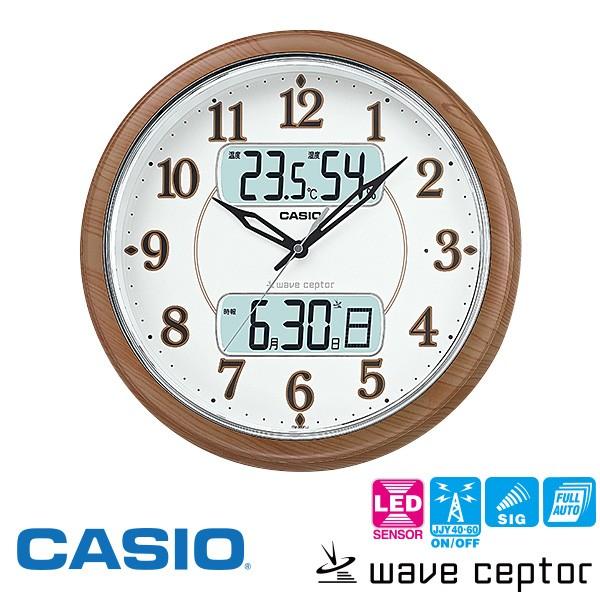 カシオ CASIO ITM-900FLJ-5JF カレンダー 電波時計 掛け時計 温度 湿度