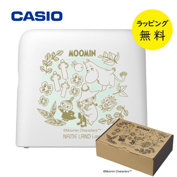 ムーミンのラベルが簡単に作れる・ムーミンに登場するキャラクターの絵文字やフレームがスマホ専用アプリで使える・キーボードレスのラベルライター　スマホ＆PC接続モデル・場所を選ばず簡単にラベルが作れる・ハーフカット機能付きオートカッター搭載・2...