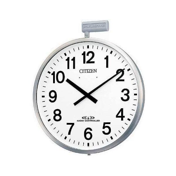 RHYTHM 電波 クロック 掛 時計 シチズン CITIZEN パルウェーブM611-B19