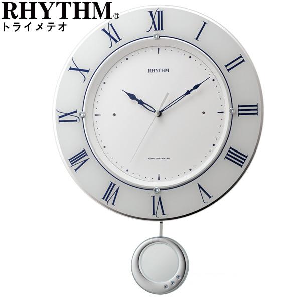 トライメテオ 8mx402sr03 からくり時計 掛け時計 電波時計 クロック ホワイト リズム Rhythm お取り寄せ 家電とギフトの専門店 カデココ 通販 Yahoo ショッピング