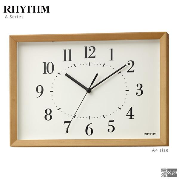 RHYTHM 掛時計 8MY499SR04 Amazon.co.jp: リズム(RHYTHM) 掛け時計 電波 アナログ ミレディ