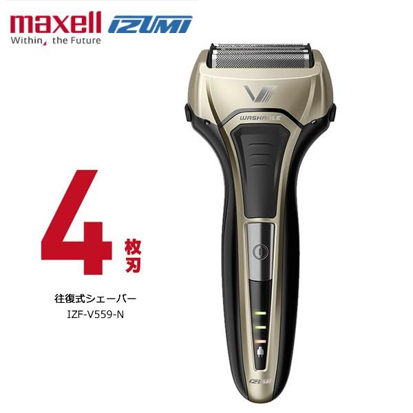 Izumi Izf V559 N ゴールド マクセルイズミ 往復式シェーバー 4枚刃ソリッドシリーズ S Drive 髭剃り 電気シェーバー 家電とギフトの専門店 カデココ 通販 Yahoo ショッピング