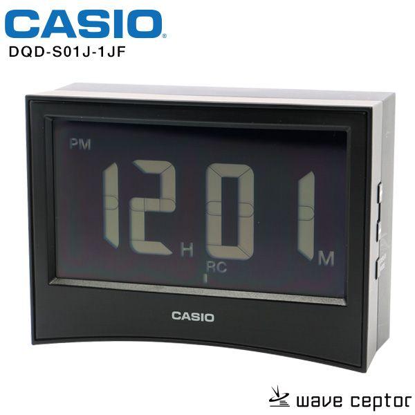 CASIO（カシオ） 電波 置 めざまし 時計 DQD-S01J-1JF CASIO LED