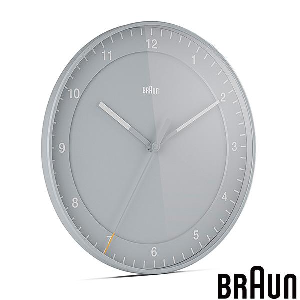 ほぼ新品⭐︎BRAUN Wall lock BC17G 壁掛け時計　グレー BRAUN ブラウン BC17G アナログ ウォール クロック Wall Clock