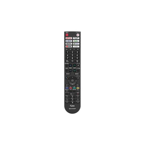 SHARPテレビ　4T-C43GN2 リモコン、コード付き 動作確認済み シャープ公式通販】 シャープ AQUOS純正リモコン（テレビ用）＜52キー