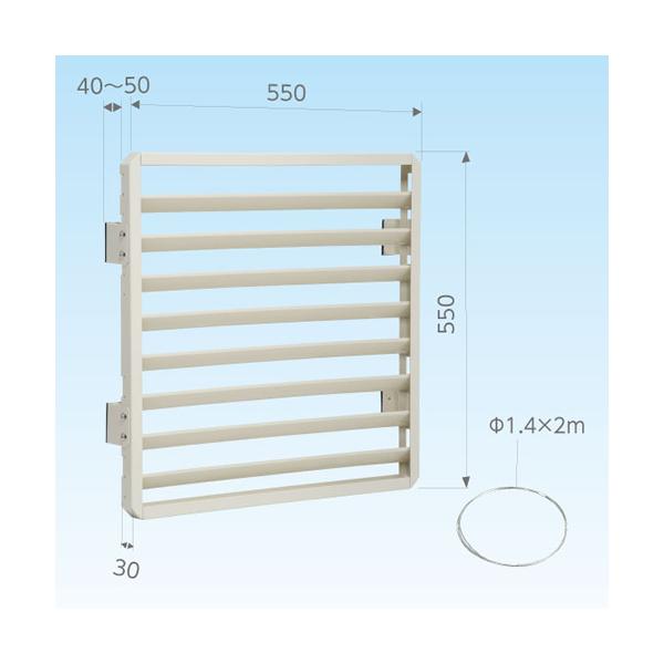 日晴金属 C-FG-AL クーラーキャッチャー 風向ガイド 日晴金属 C-FG-AL 風向ガイド アイボリー : 家電のSAKURA - 通販
