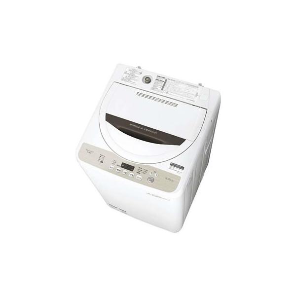 SHARP ES-GE4B-C シャープ 4.5kg 全自動洗濯機 (ベージュ系 SHARP ES-GE4B-C シャープ 4.5kg 全自動洗濯機 (ベージュ系