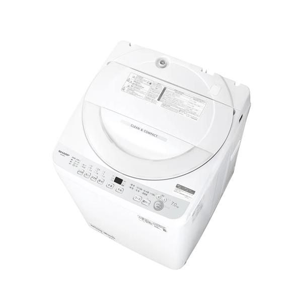 SHARP（シャープ） ES-GE7J-S タテ型全自動洗濯機 シルバー系 洗濯7kg