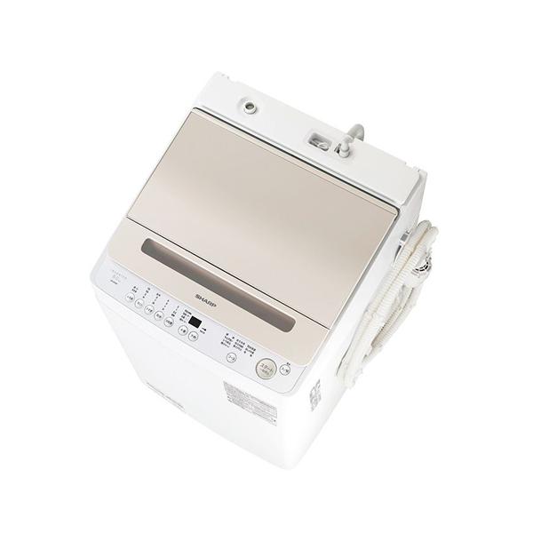 SHARP シャープ　全自動洗濯機　8kg ES-GV8OR （引き取りも可能） SHARP（シャープ） ES-GV8H-N 洗濯8kg 全自動洗濯機 ゴールド系 : 家電