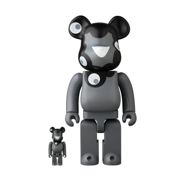 H-4530956624020 メディコムトイ BE＠RBRICK ミャクミャク （モノクロVer.） 100％ ＆ 400％