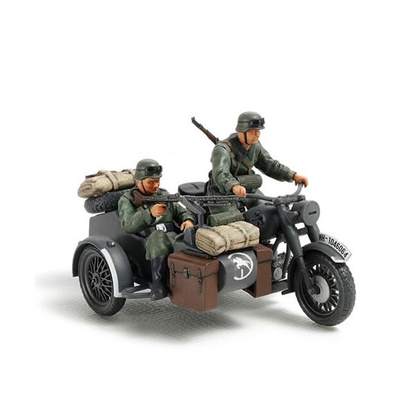 H-4950344325788 タミヤ 1／48 ミリタリーミニチュアシリーズ No.78 ドイツ軍用サイドカー