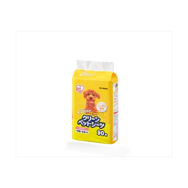 他サイト： I-4967576456838 アイリスオーヤマ  クリーンペットシーツ　ワイド９０枚の商品画像