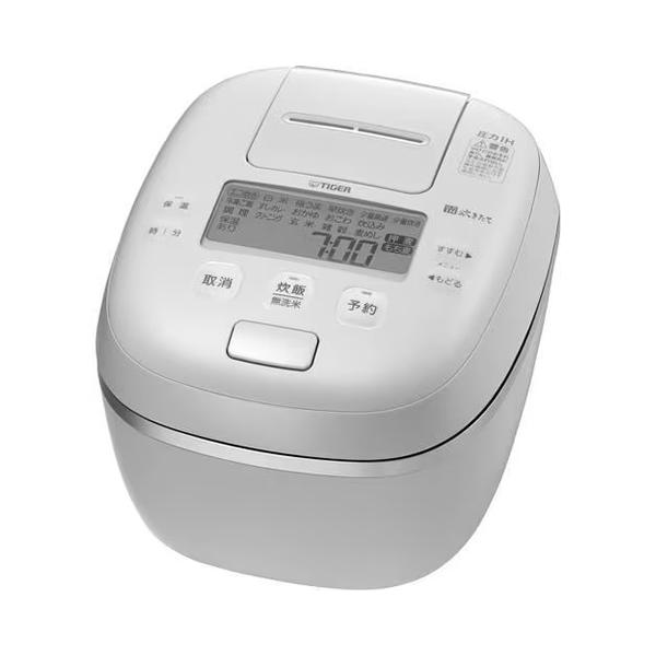 早い者勝ち タイガー 炊飯器 5.5合炊き 圧力IHジャーJPI-X100-WX 炊きたて JPI-X100-WX タイガー 5.5合 圧力IHジャー炊飯器 ご泡火炊き