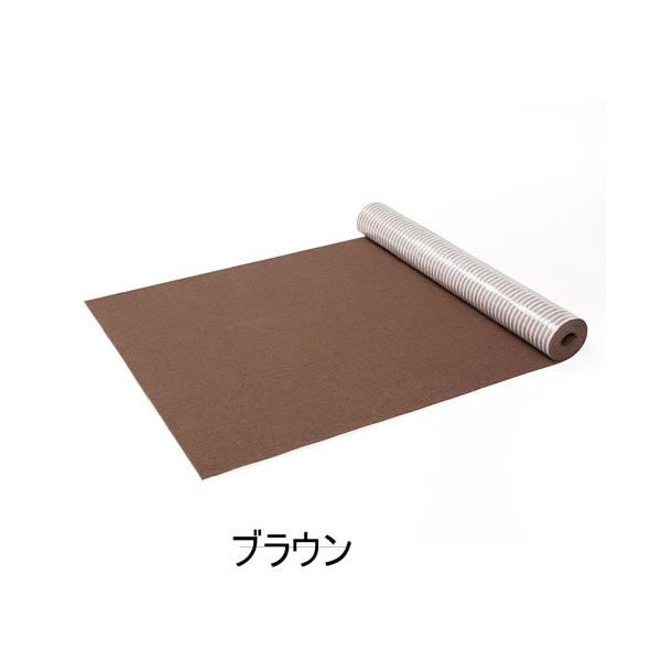 KH-67-BR SANKO おくだけ吸着ロングマット 絨毯タイプ 60×200cm