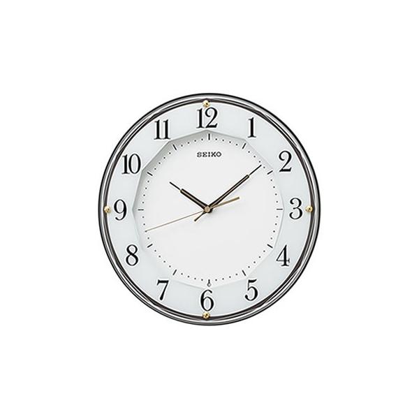 SEIKO セイコー クロック 掛け時計 電波 茶 メタリック KX213B SEIKO（セイコー） KX213B 電波クロック アナログ掛け時計 茶