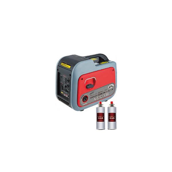 ナカトミ インバーター発電機 (カセットボンベ式) NIGG-600 ナカトミ NIGG-600 インバーター発電機 カセットボンベ式 : 家電の
