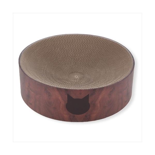 他サイト： P-4580471866689 猫壱  バリバリボウル　猫柄ダークブラウンの商品画像