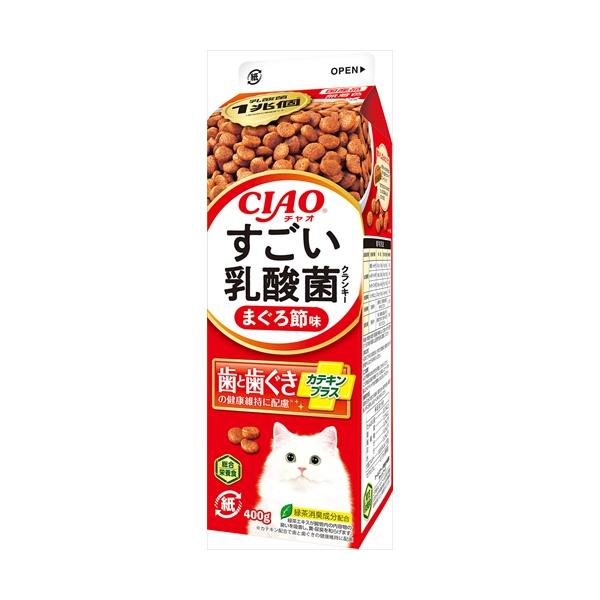 他サイト： P-4901133735318 いなばペットフード  乳酸菌クランキー牛乳パック鮪節４００ｇの商品画像