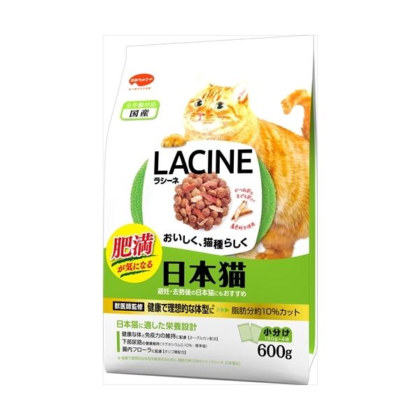 他サイト： P-4902112046326 日本ペットフード  ラシーネ肥満が気になる日本猫６００ｇの商品画像
