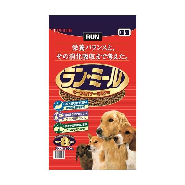 他サイト： P-4902162019981 ペットライン  ラン・ミール　ビーフ＆バターミルク味　８Ｋｇの商品画像