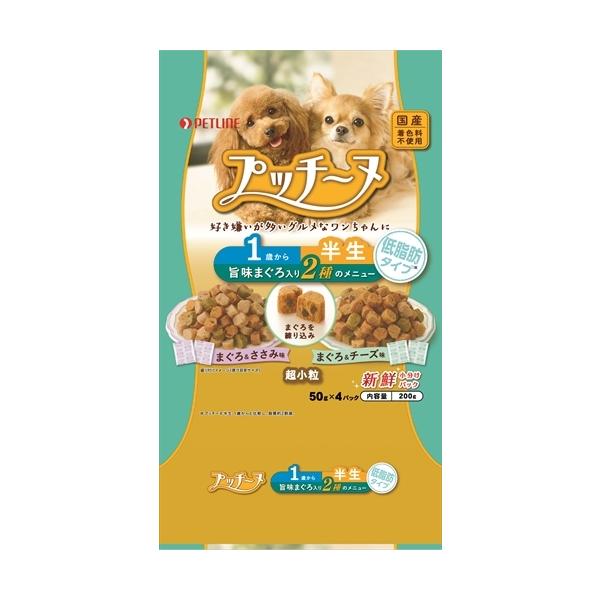 他サイト： P-4902162020208 ペットライン  プッチーヌ　成犬セミモイストまぐろ２００ｇの商品画像