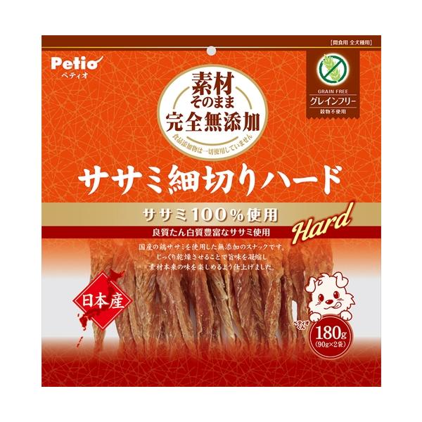 他サイト： P-4903588140532 ペティオ 素材そのまま 完全無添加 ササミ細切りハード 180gの商品画像