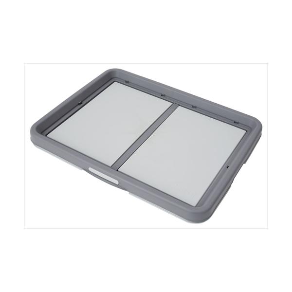 他サイト： P-4903588249945 ペティオ  片手でらくらくドッグトレー　ワイドグレーの商品画像