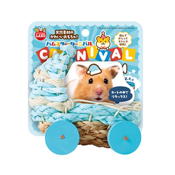 天然素材のかわいいおもちゃ！・中に入った姿がかわいい、ベビーカート型のおもちゃです。・遊んで、かじってストレス発散！！【適応種】ハムスター【仕様】パッケージサイズ：W120×H140×D80mm本体サイズ：約 W120×D80×H120mm...