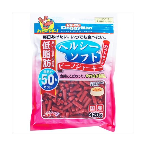 他サイト： P-4976555819564 ドギーマン ヘルシーソフトビーフジャーキー カットタイプ 420gの商品画像