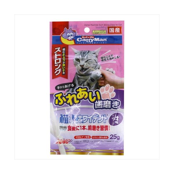 他サイト： P-4976555820614 ドギーマン 猫ちゃんホワイデント ストロング ツナ味 25gの商品画像