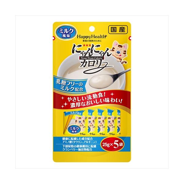 P-4994527849104 アース・ペット にゃんにゃんカロリー ミルク風味 25g×5袋
