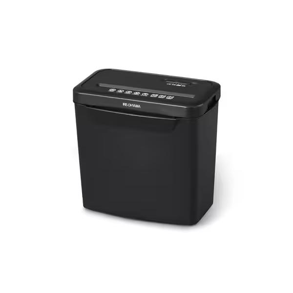 家庭や小規模オフィスにスッキリ置けるコンパクトシュレッダーです。約4×40mmのクロスカット採用で、11号までのステープラー針の裁断が可能で、仕分け作業が不要です。本体は3kgと軽量ですが、ダストボックス容量は8.7LでA4コピー用紙が約6...