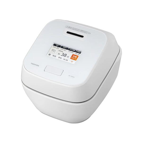 TOSHIBA RC-10ZWV 炊飯器 ホワイト 5.5合炊 炎匠炊き RC-10ZWV-W 東芝 5.5合 真空圧力IHジャー炊飯器 グラン