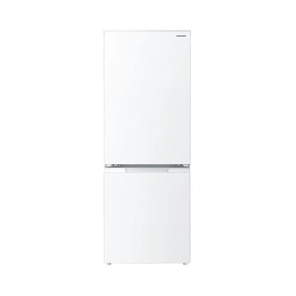 SHARP（シャープ） SJ-D18K-W 179L 2ドア冷蔵庫 つけかえどっちもドア