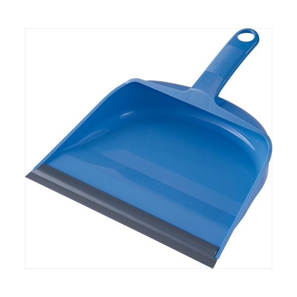 ●軽量でコンパクトなハンドタイプのチリトリ。●先ゴム付きでごみを残さず掃き込めます。●エコマーク取得品●塩ビ不使用●商品サイズ：257×324(グリップ含む)●重量：128g●材質：再生PP、先ゴム：PP、熱可塑性エラストマー●色：ブルー●...