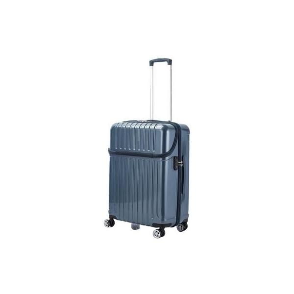 協和 Actus アクタス スーツケース トップオープン トップス Mサイズ Act 004 機内持ち込み 74 322機内持込 旅行カバン 正規品 ブルーカーボン